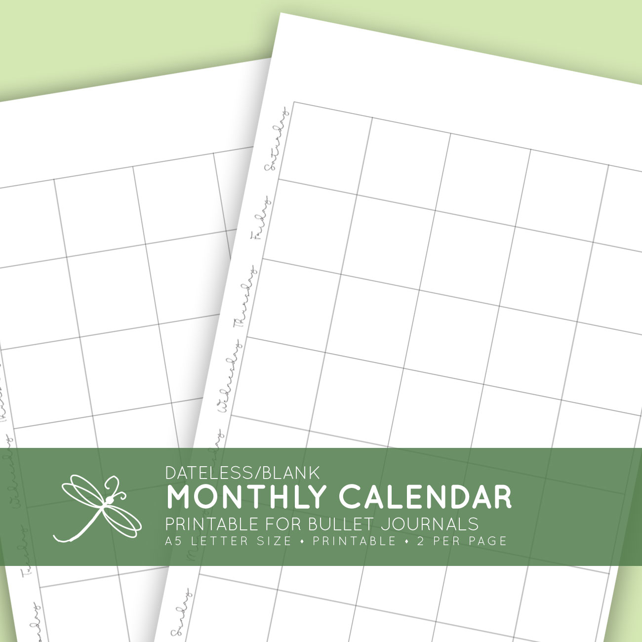 Blank Monthly Printable Calendar Laura Kinker