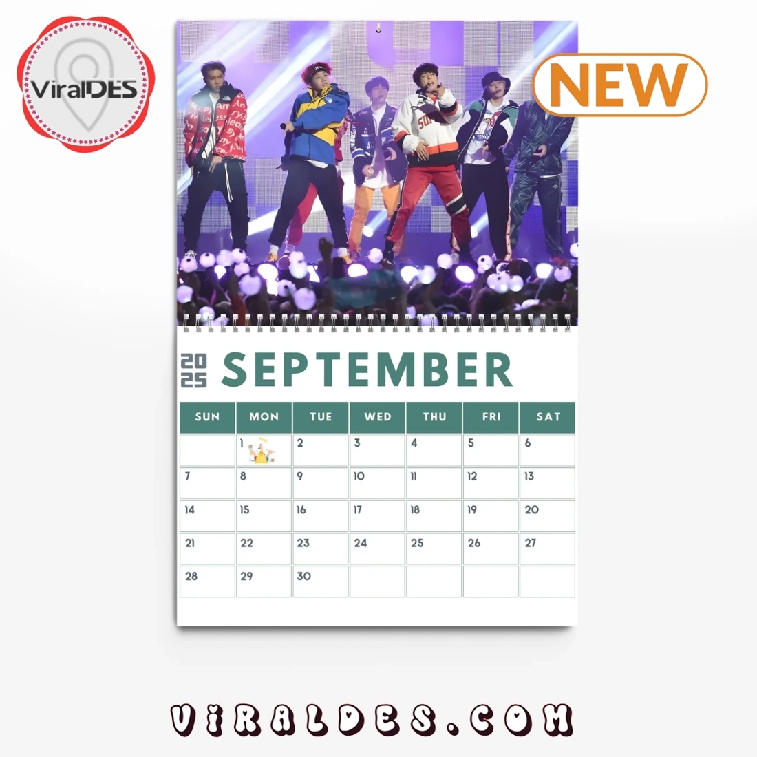 BTS Happy New Year 2025 Calendar Viraldes Store