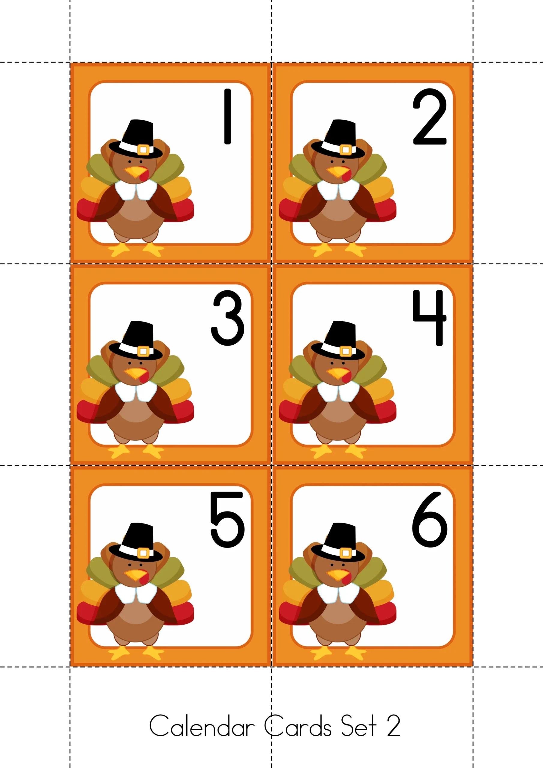 Printable November Calendar Numbers