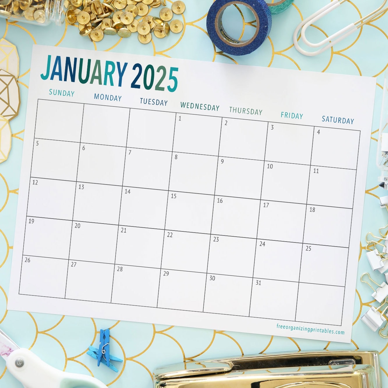 Free Printable 2025 Calendars With Holidays To Color Free Printable 2025 Calendars With Holidays To Color