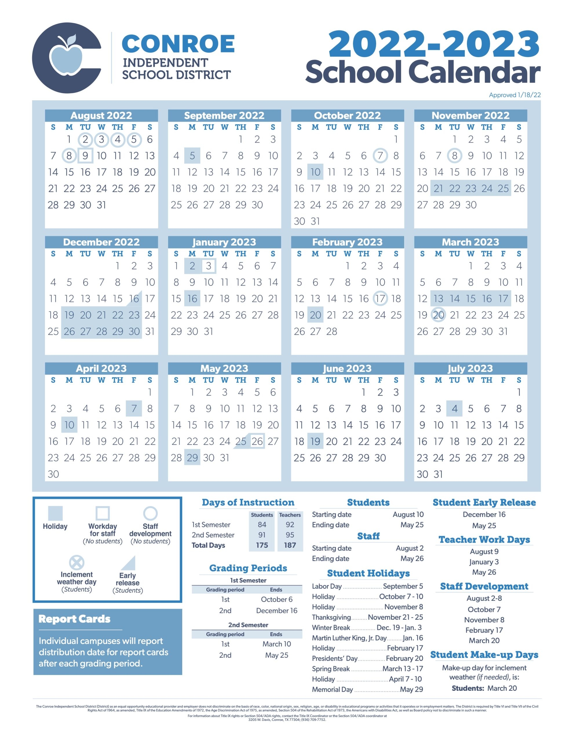 Cfbisd Calendar 23 24