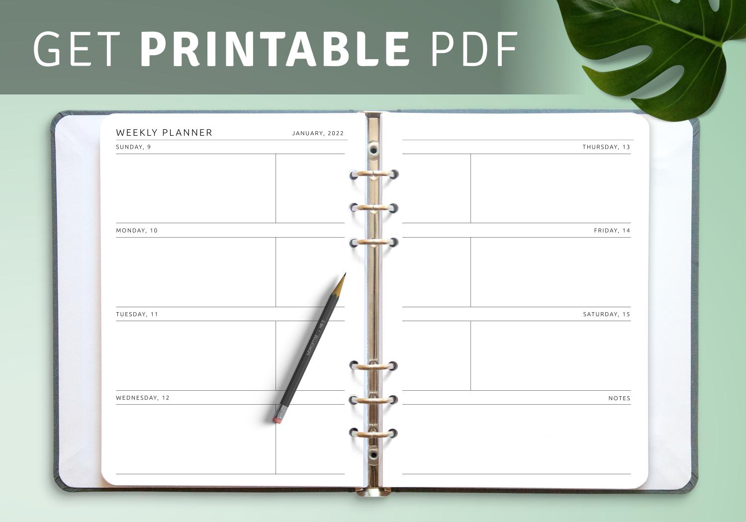 Customizable Weekly Calendar Template Plan Your Week Easily