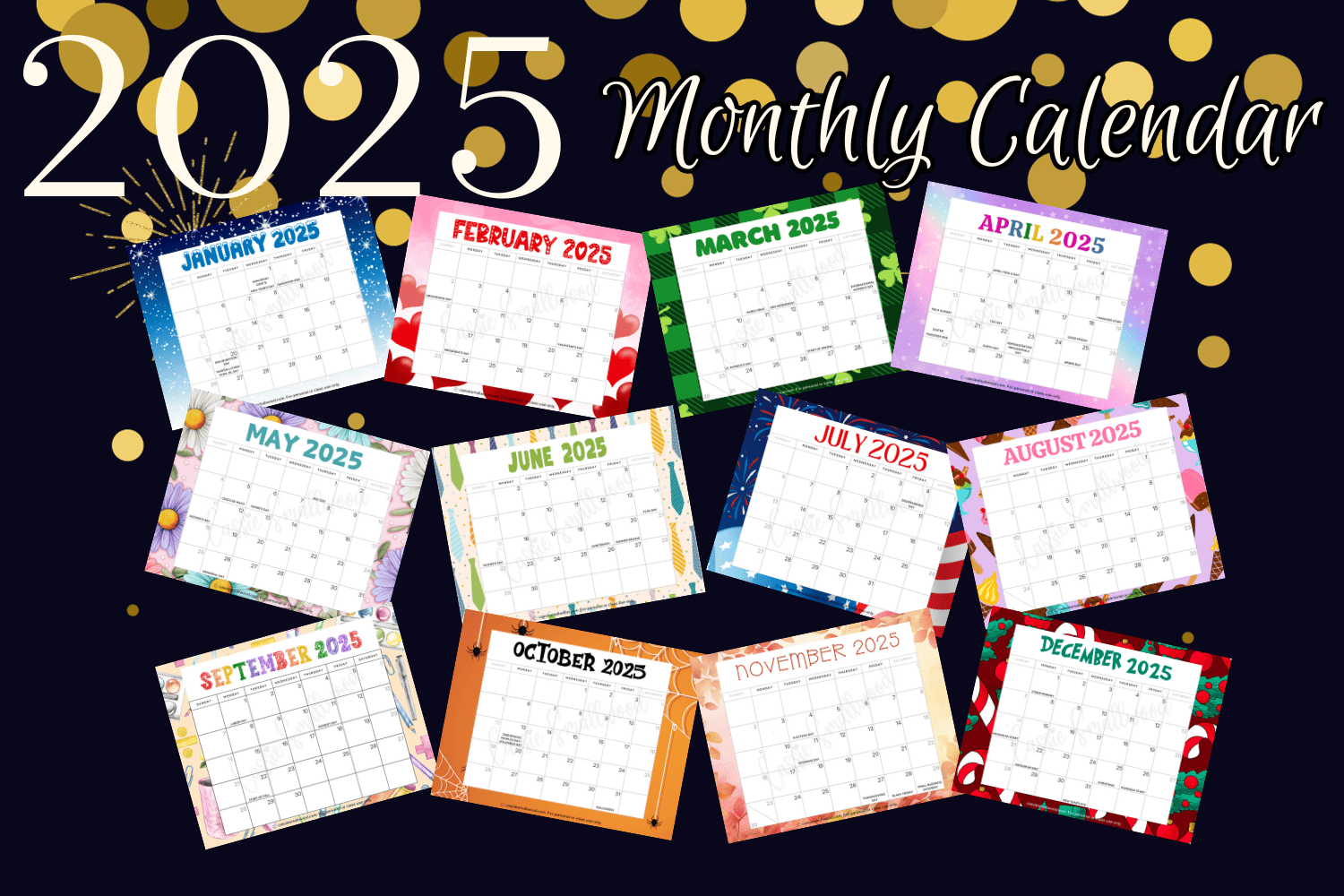 Small Printable Calendar For 2025
