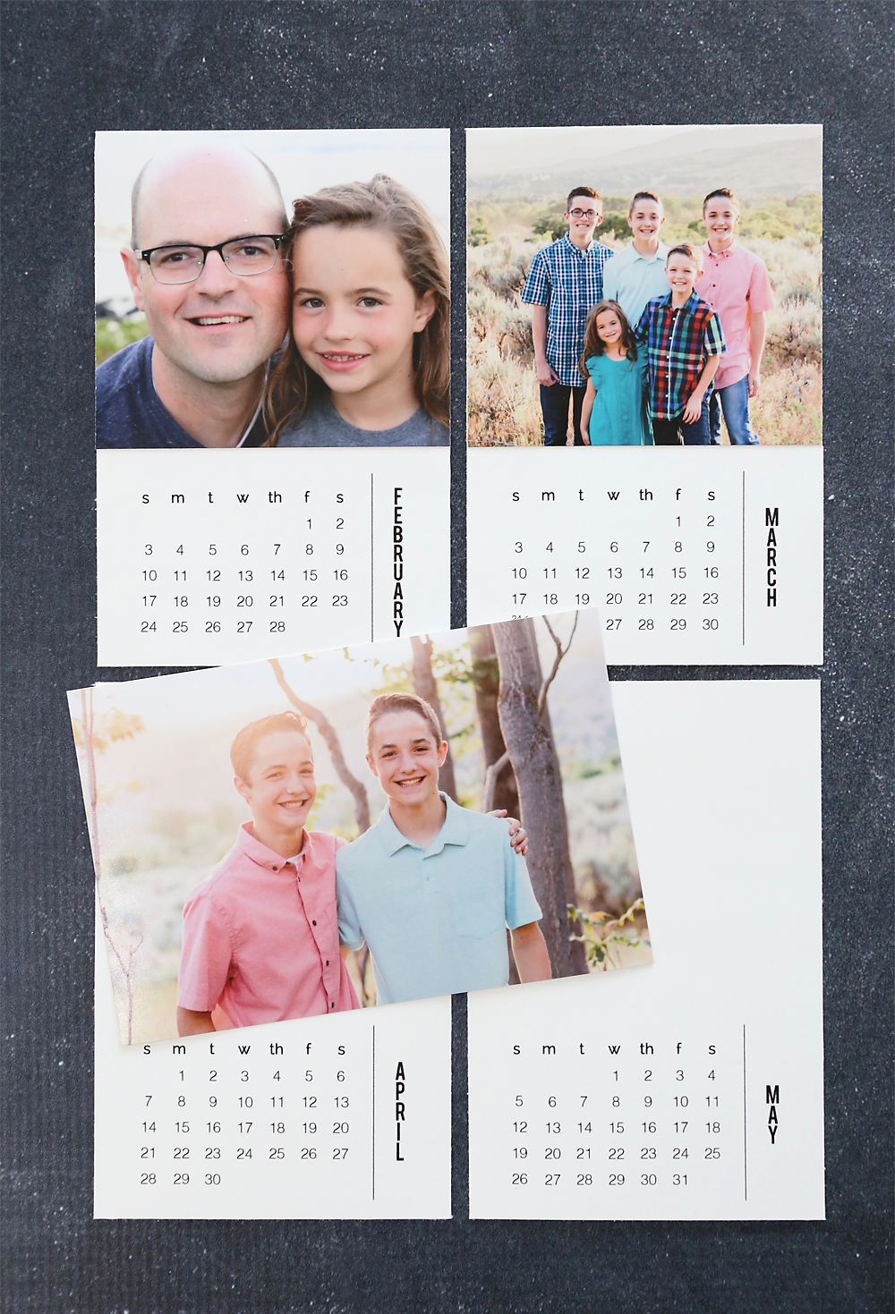 Printable Mini Wall Calendar 2025