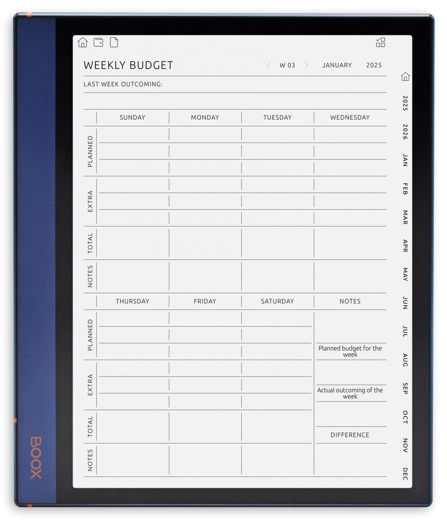 Printable Calendar For Budgeting 2025