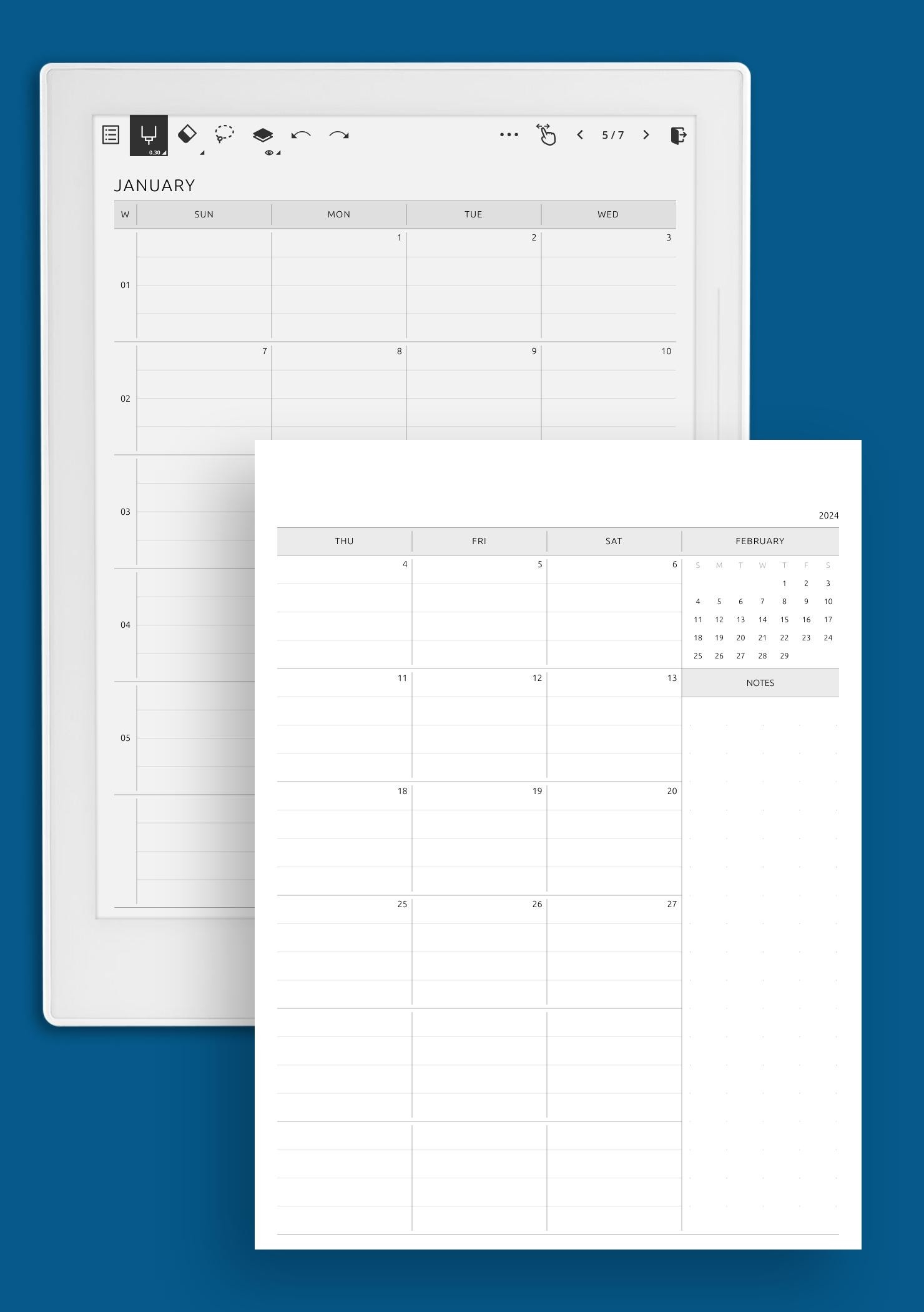 Free Printable 2025 Calendar Two Pages