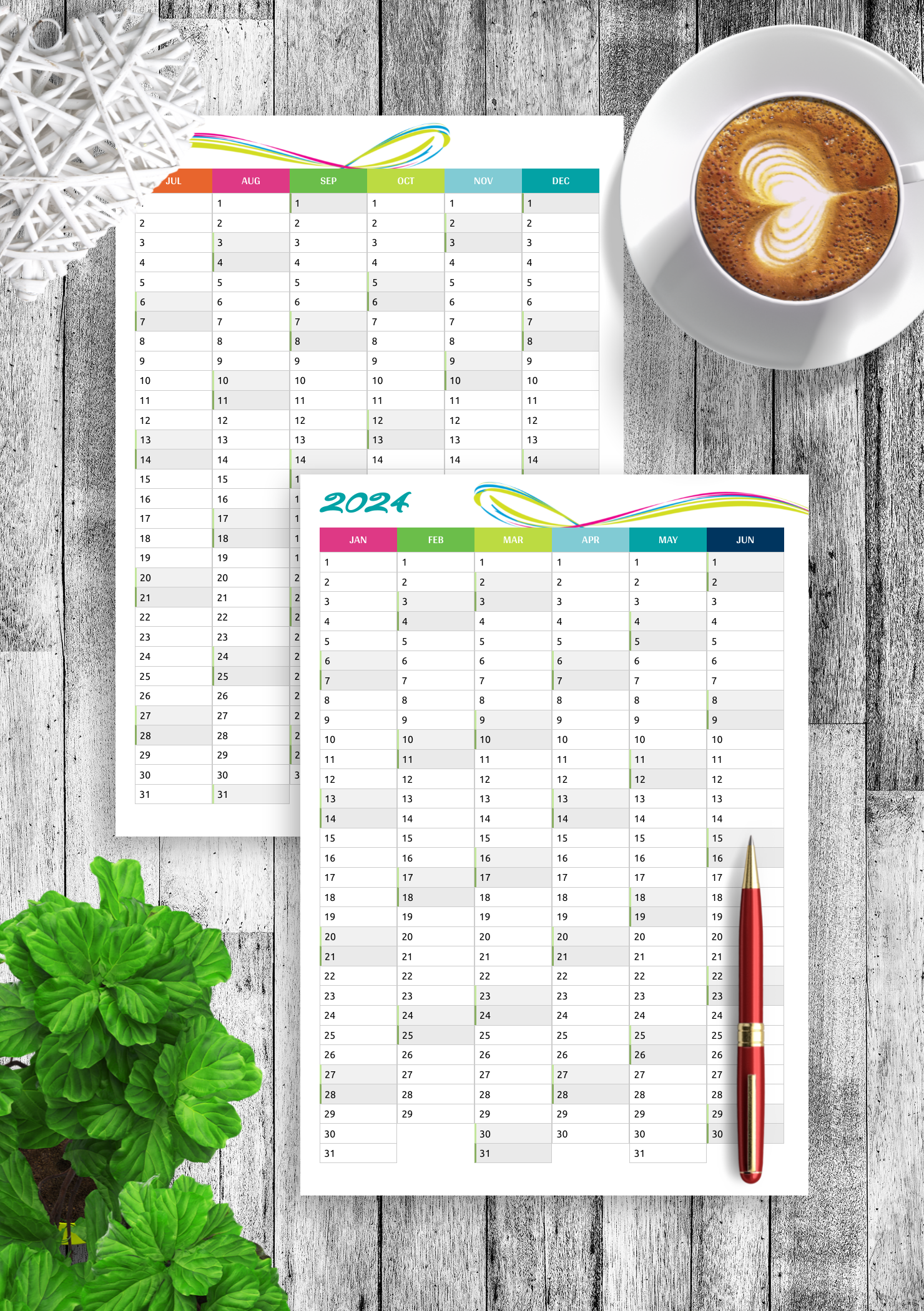 Calendar Year Printable