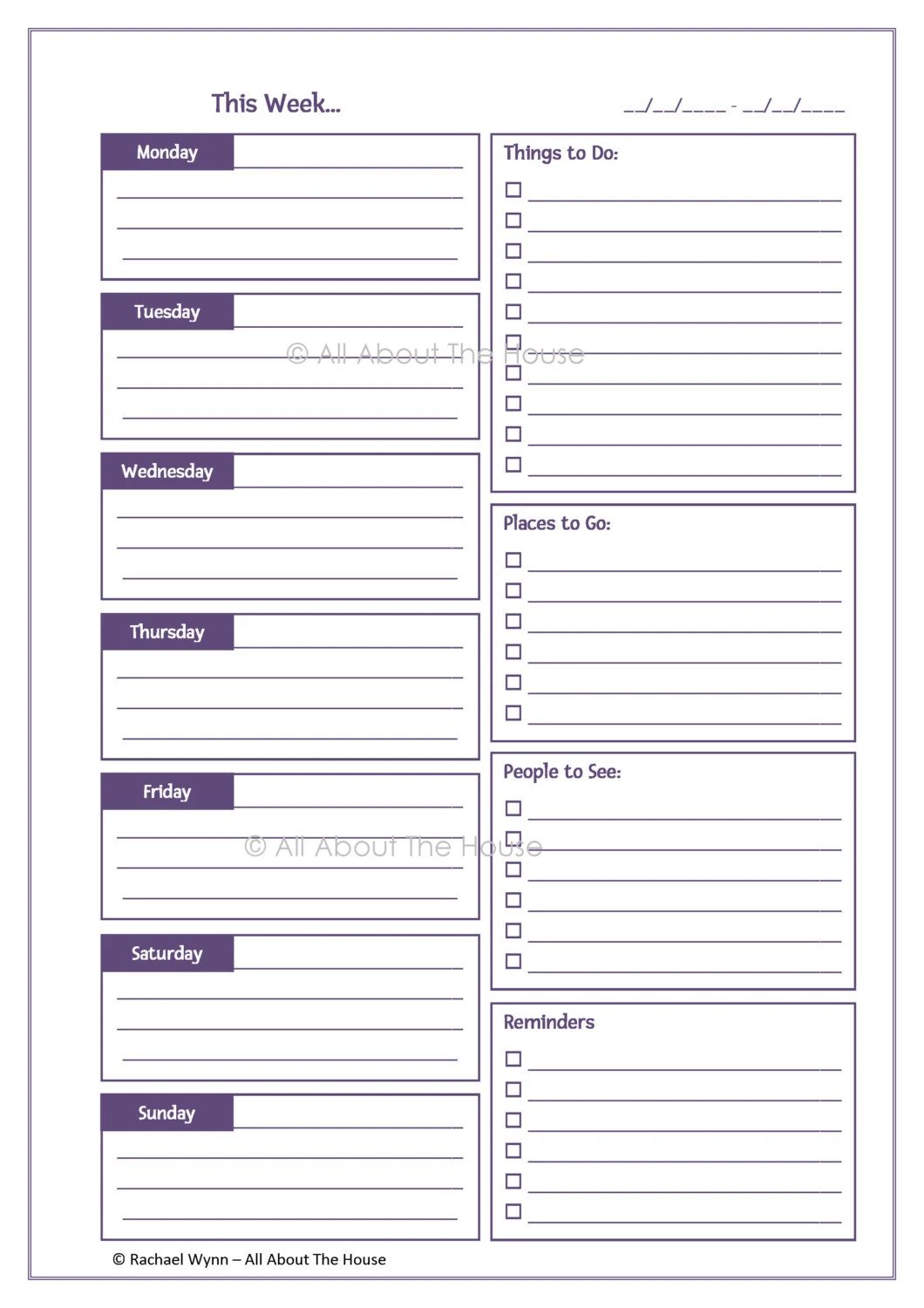 Printable Time Management Calendar Printable Time Management Calendar