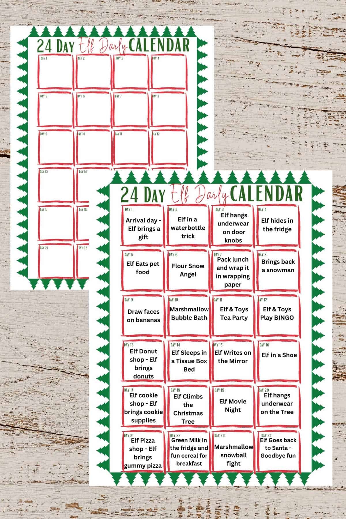 Elf On The Shelf Planner Printable MidgetMomma