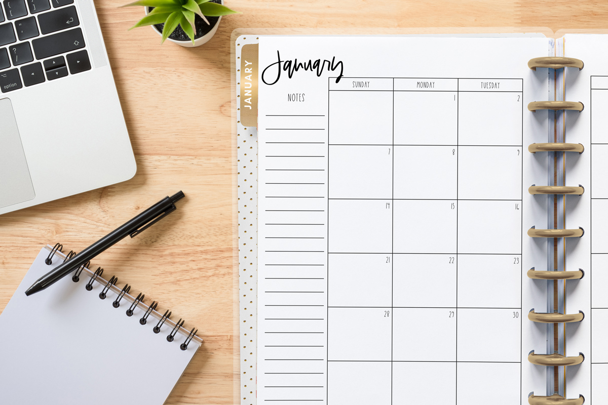 Free 2 Page Calendar Template 2025 Undated Monthly Pages
