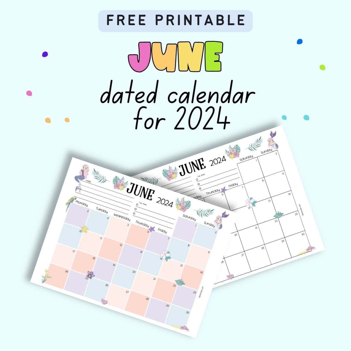 Free 2024 June Calendar Printable The Artisan Life Free 2024 June Calendar Printable The Artisan Life