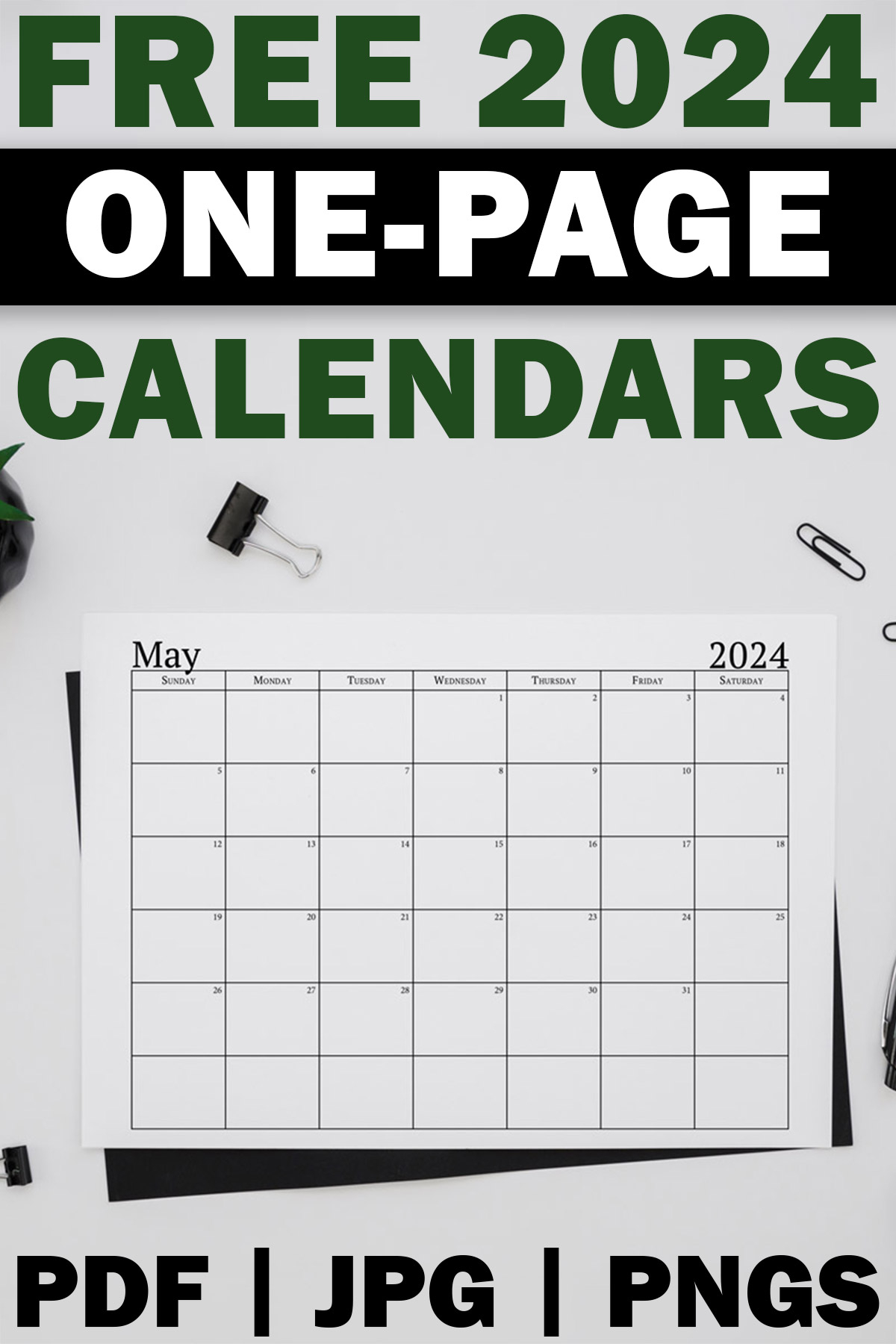 I Mom Printable Calendar