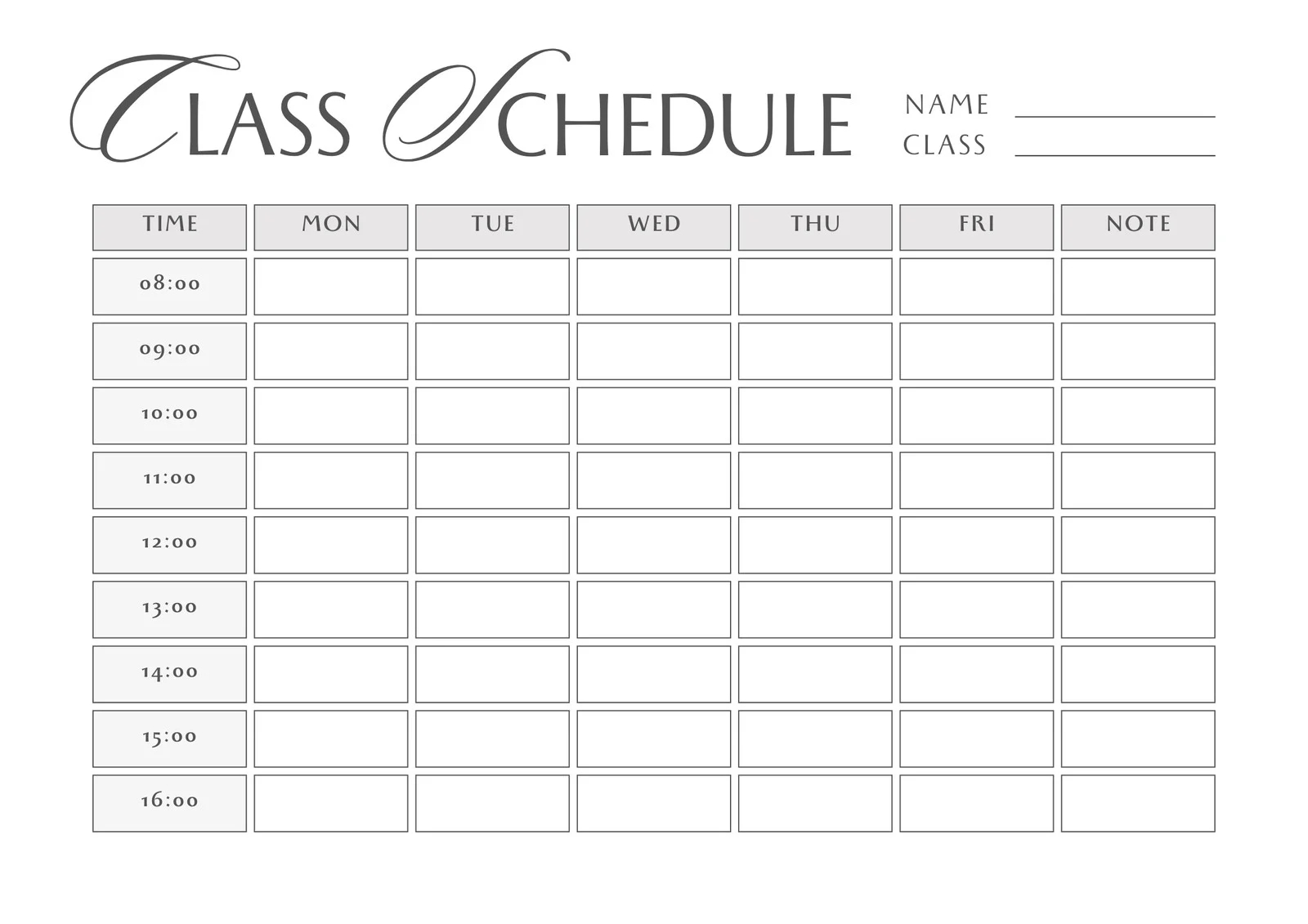 Free And Customizable Weekly Schedule Templates Canva