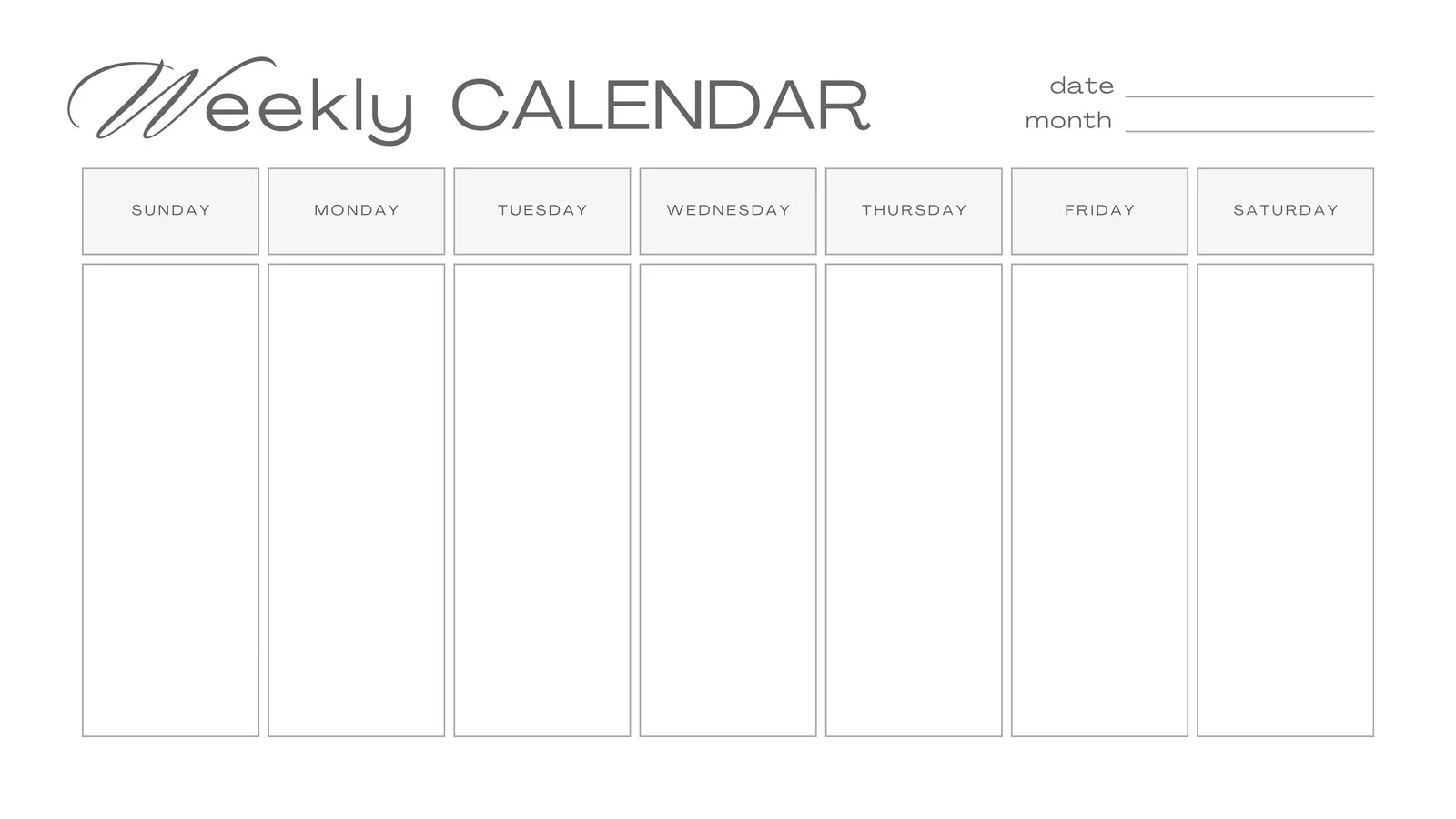 Free Custom Printable Daily Calendar Templates Canva