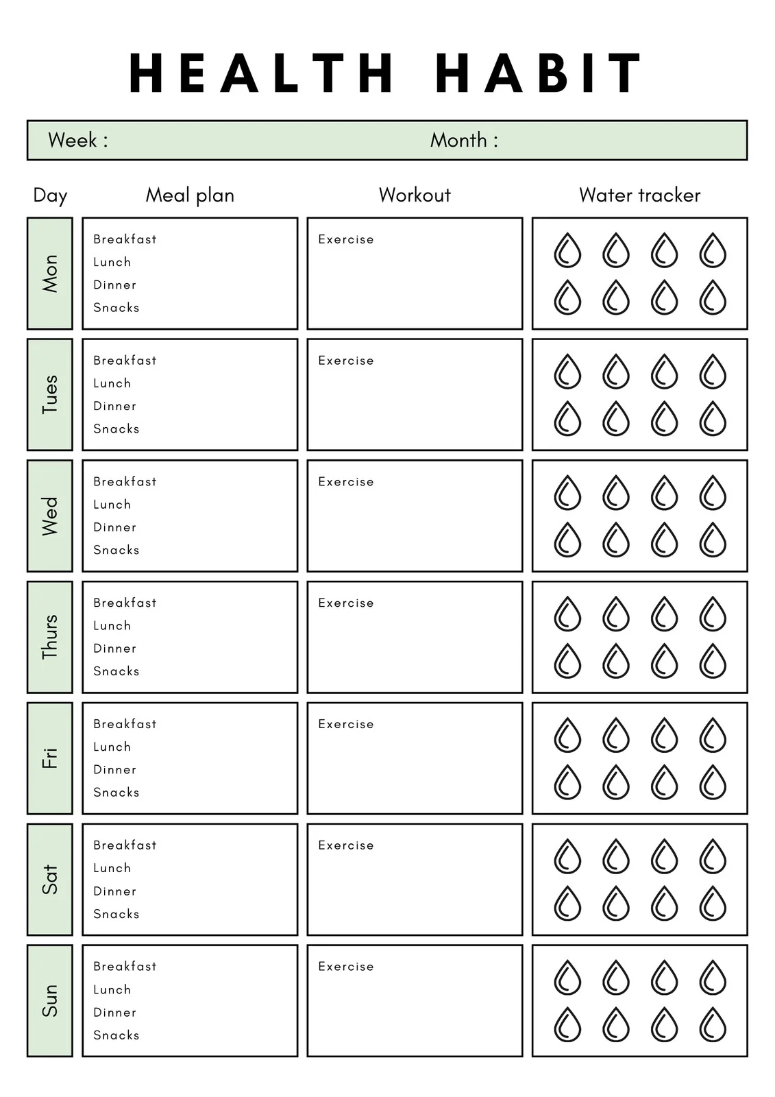 Free Daily Planner Templates To Customize Canva