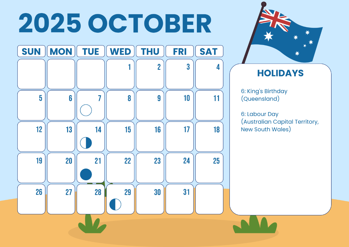 Free October 2025 Calendar Templates Editable And Printable