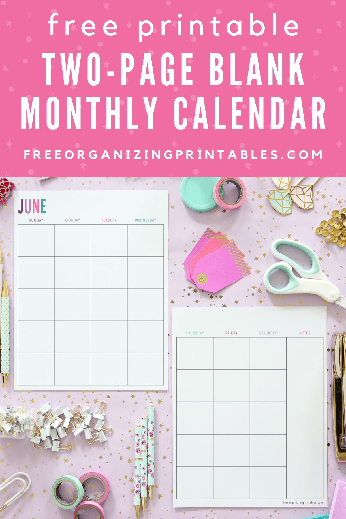 Printable Mini Calendar Pages 2025