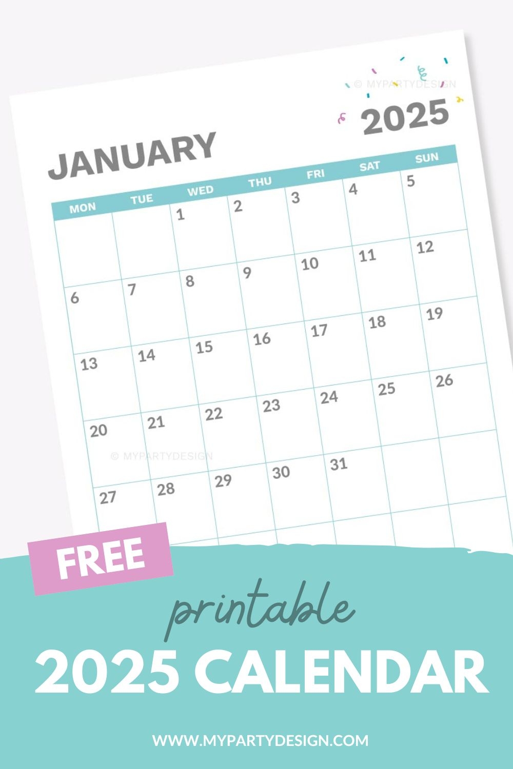 Printable Calendars Free 2025