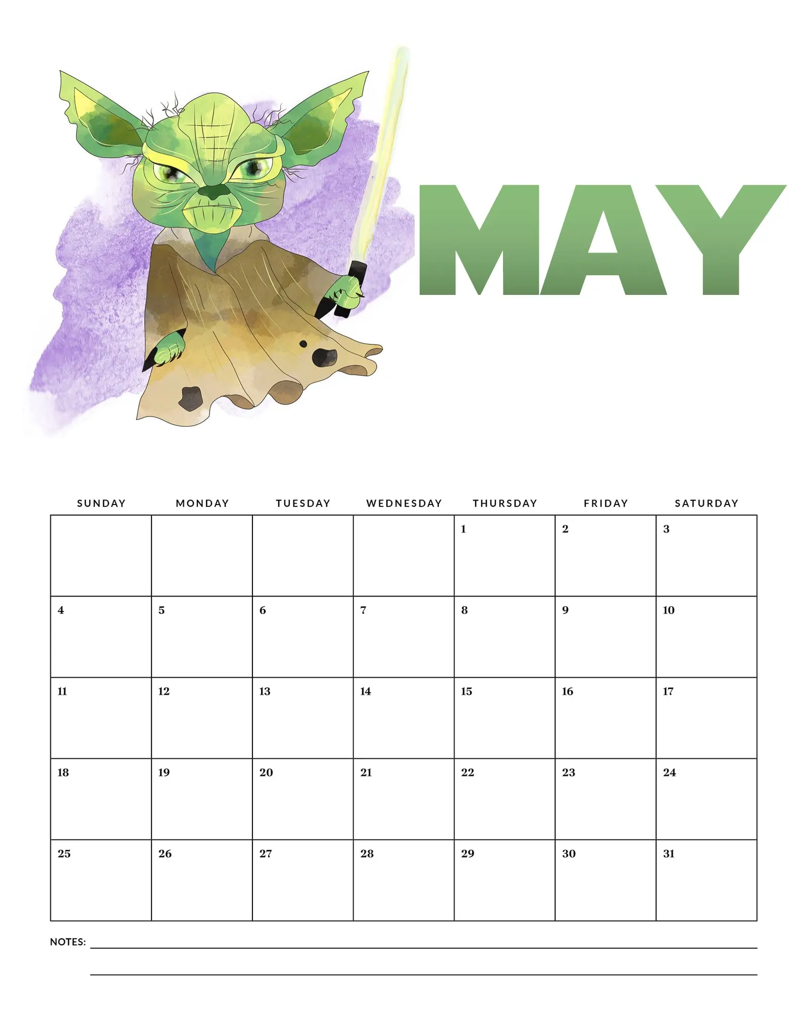 Free Printable 2025 Star Wars Calendar The Cottage Market Free Printable 2025 Star Wars Calendar The Cottage Market