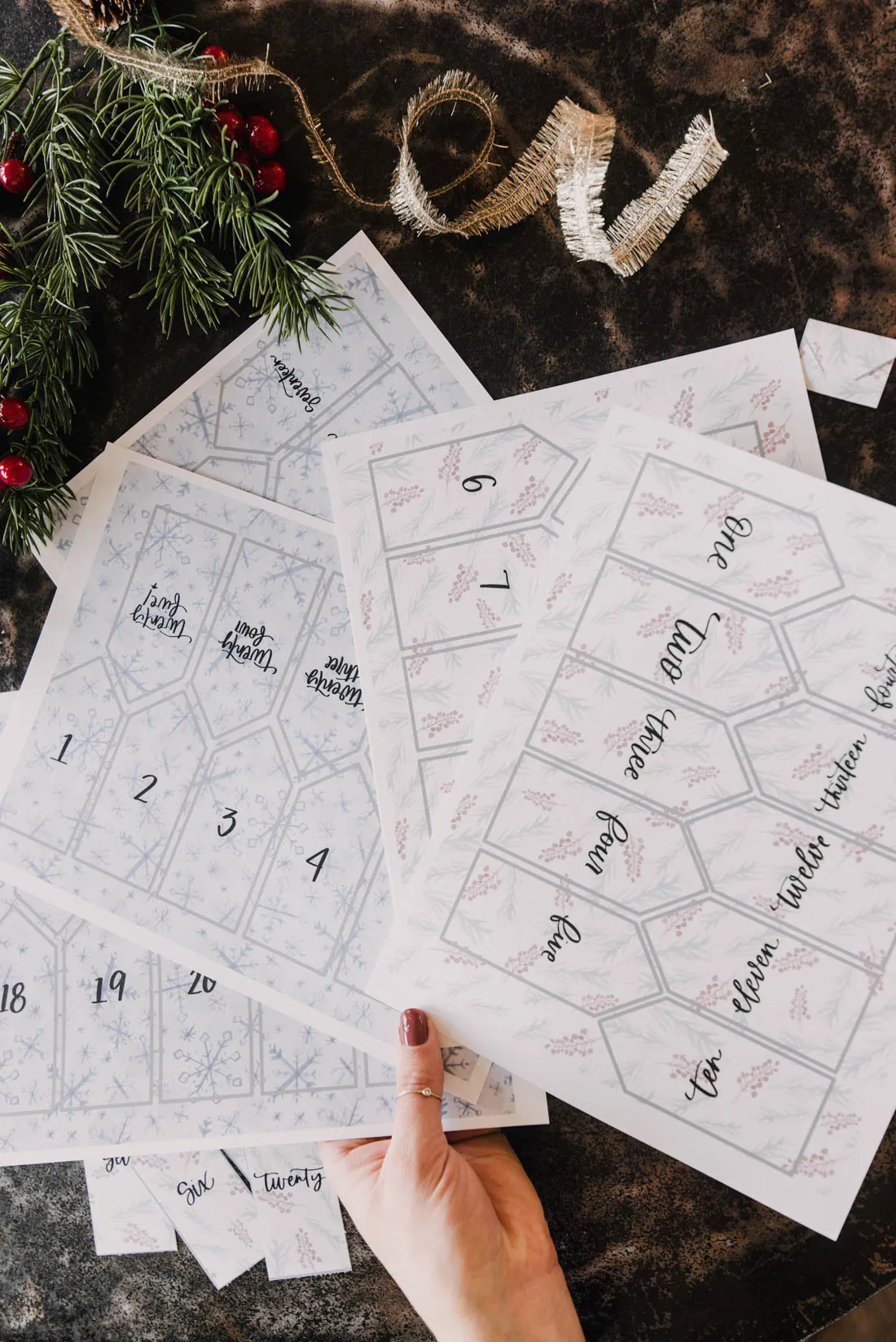 Printable Christmas Advent Calendar With Activities