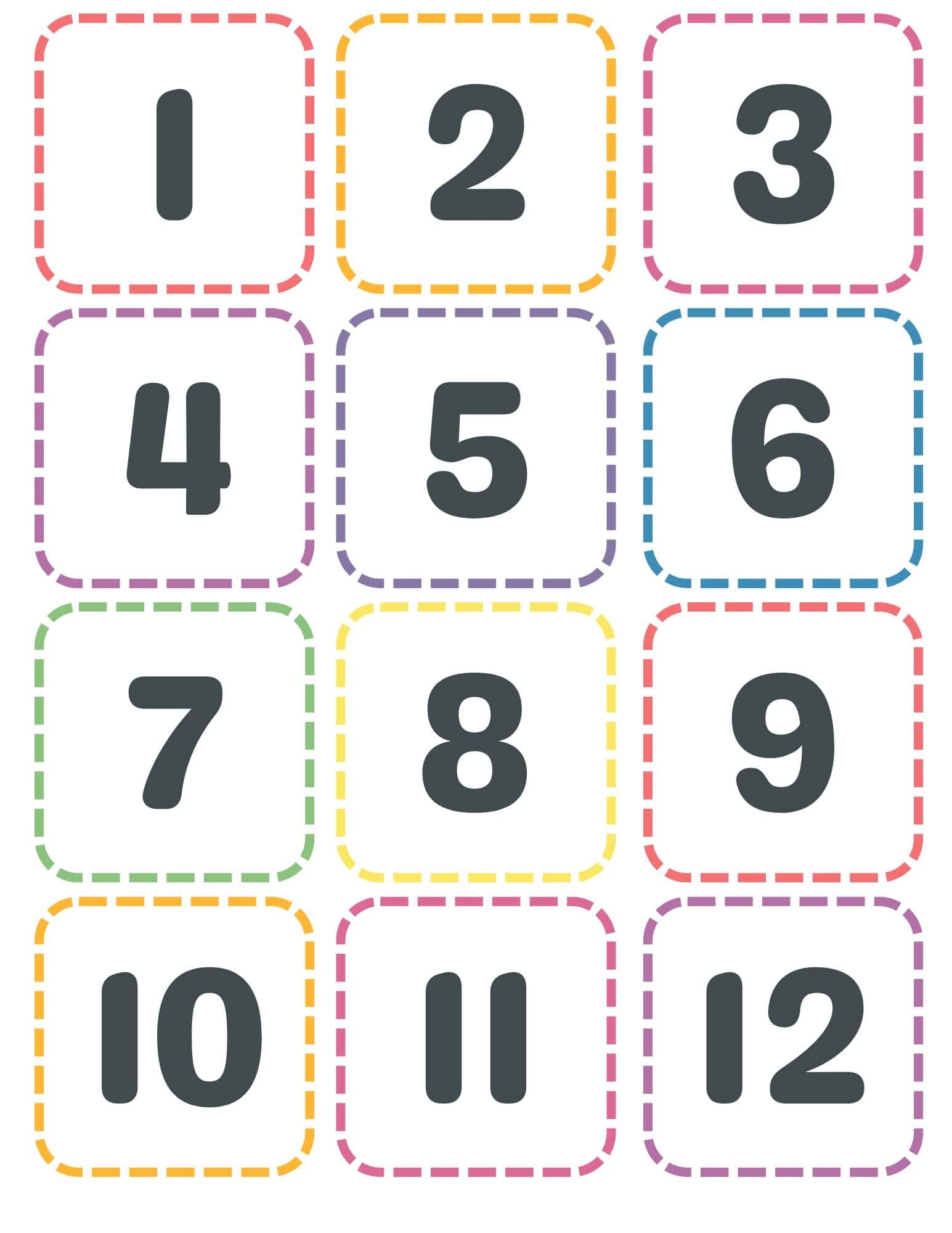 FREE Printable Calendar Numbers 1 31 FREE Printable Calendar Numbers 1 31