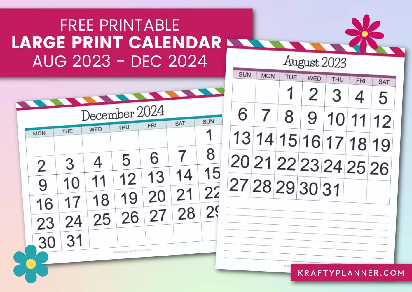 Find Free Printable Calendars