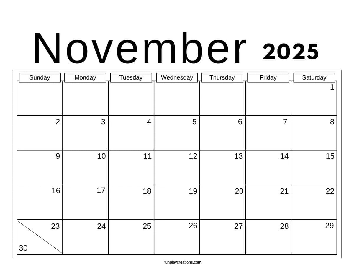 free printable monthly calendars 2025
