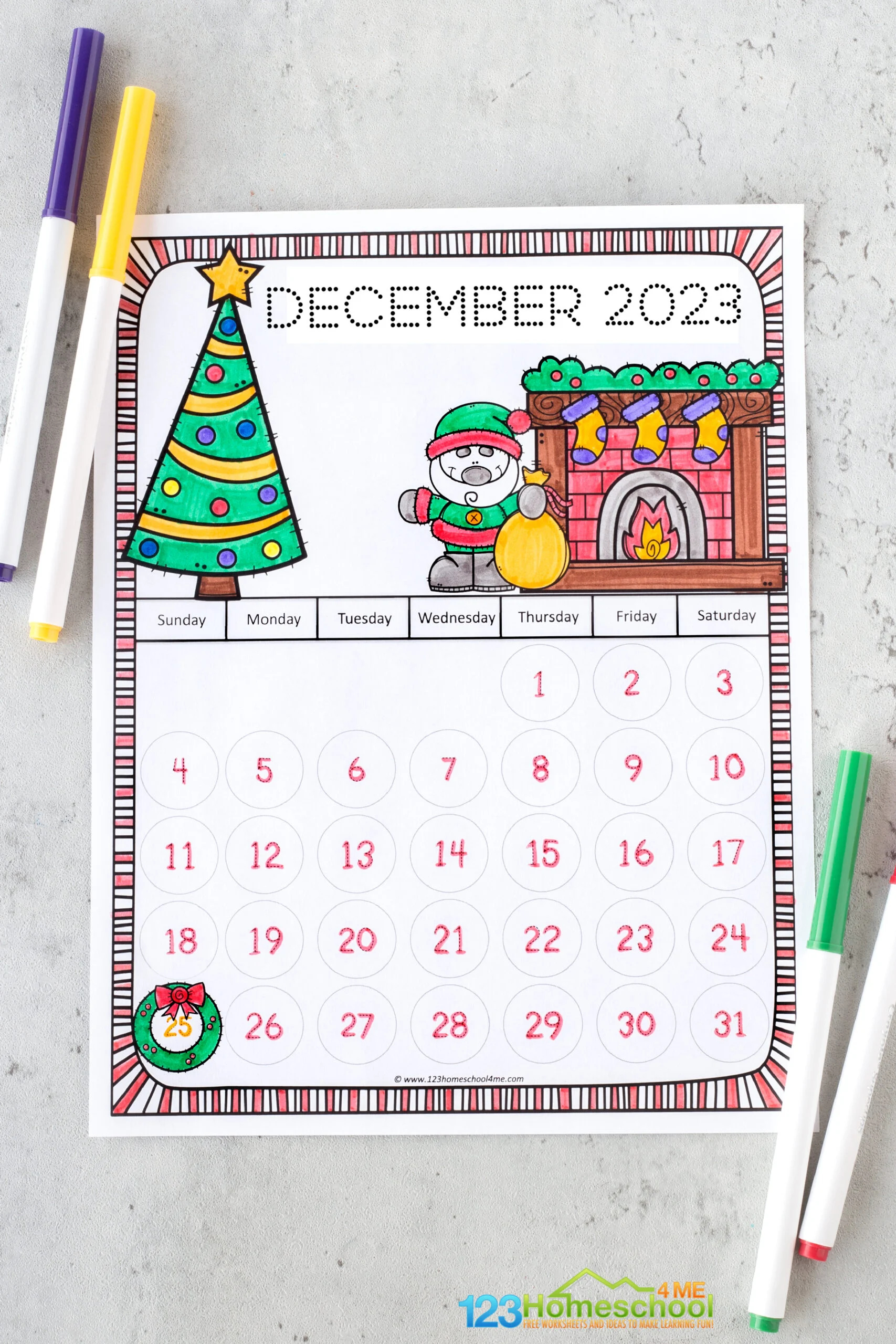 Free Printable Traceable Calendars 2025 2026 For Kids Free Printable Traceable Calendars 2025 2026 For Kids