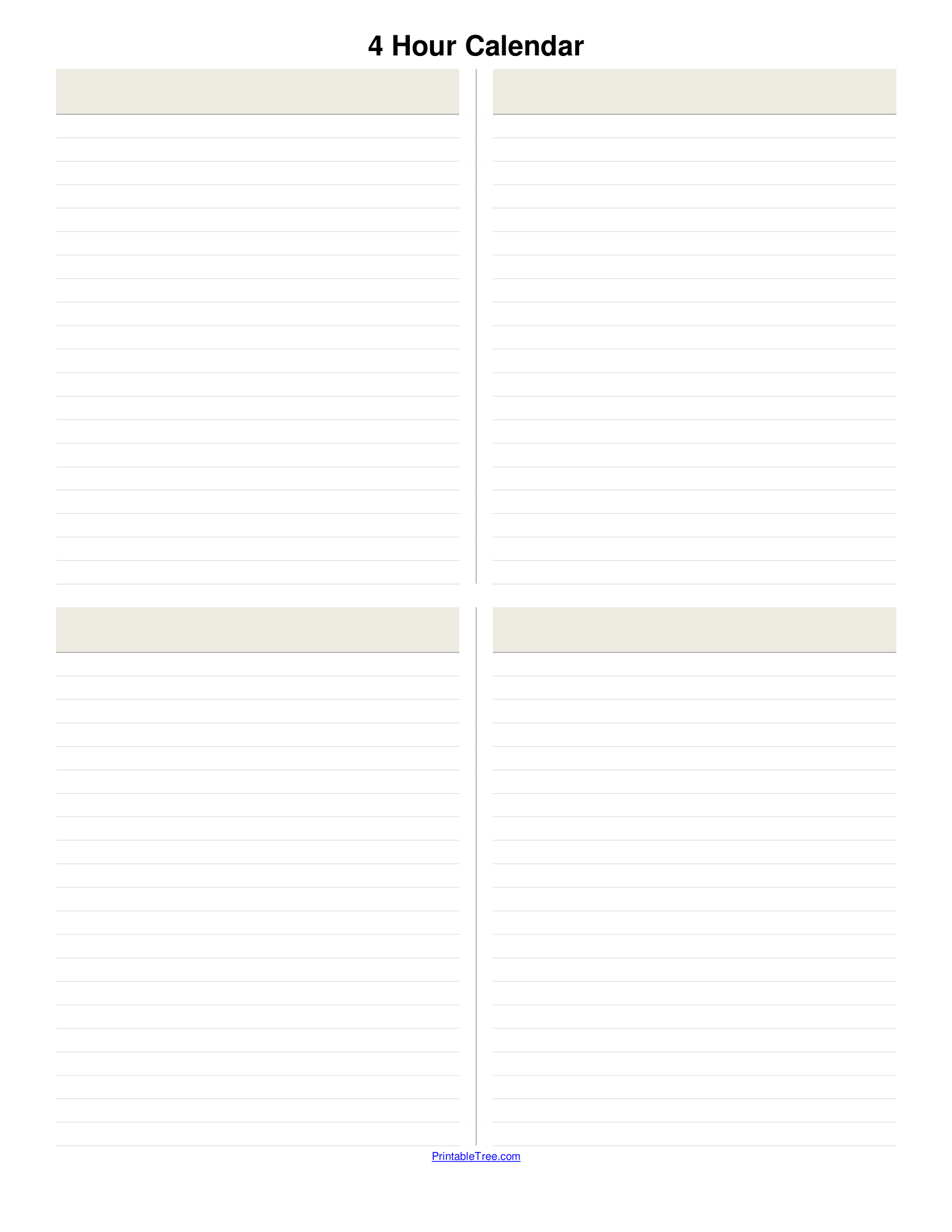 Free Printable Weekly Hourly Planner Calendar PDF Templates