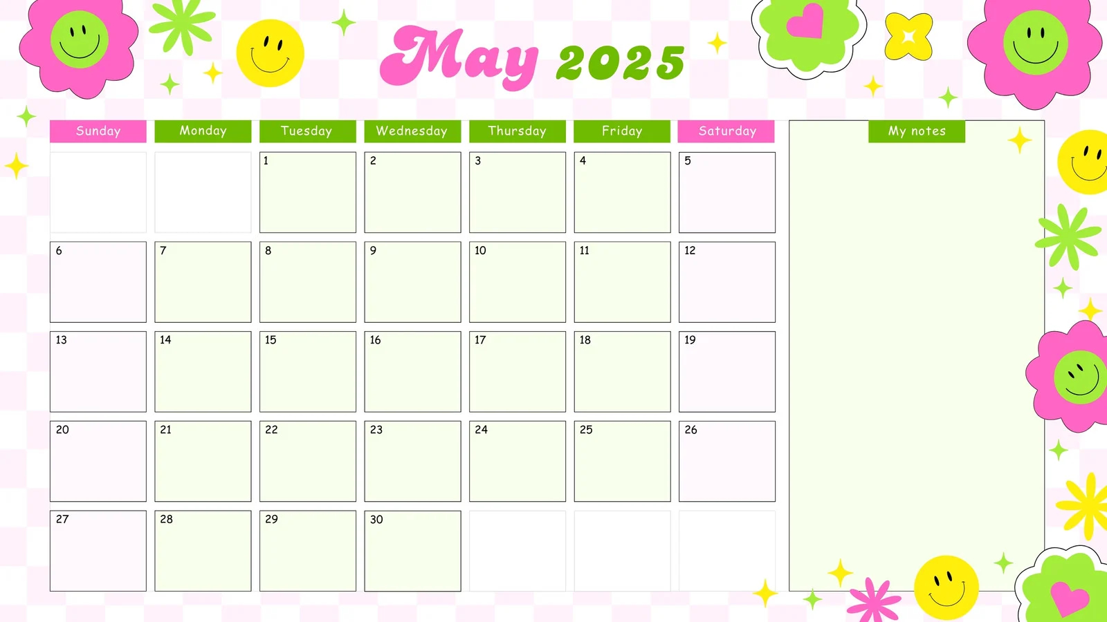 Free Cute 2025 Printable Calendar Free Cute 2025 Printable Calendar