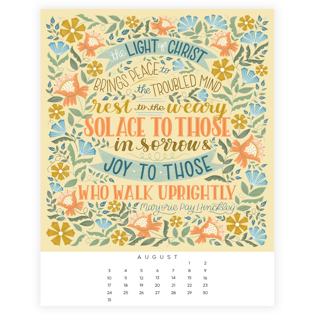 Higher Joy 2025 Calendar LDS Wall Calendar Higher Joy 2025 Calendar LDS Wall Calendar