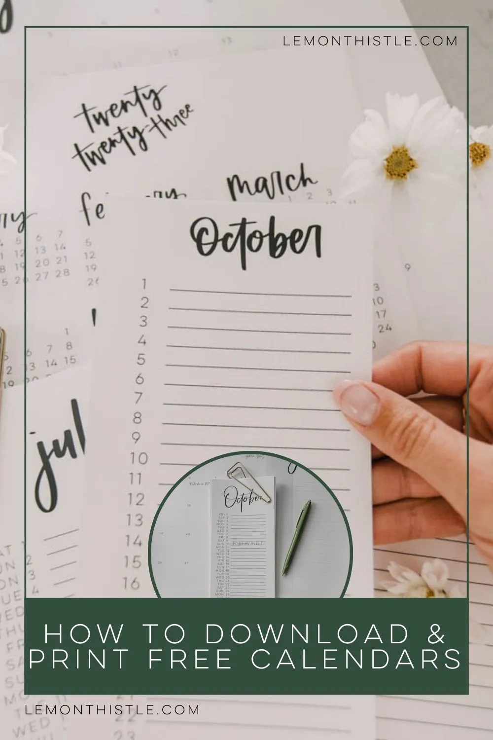 How To Use A Printable Calendar 5 Ways Free Printables Lemon Thistle How To Use A Printable Calendar 5 Ways Free Printables Lemon Thistle