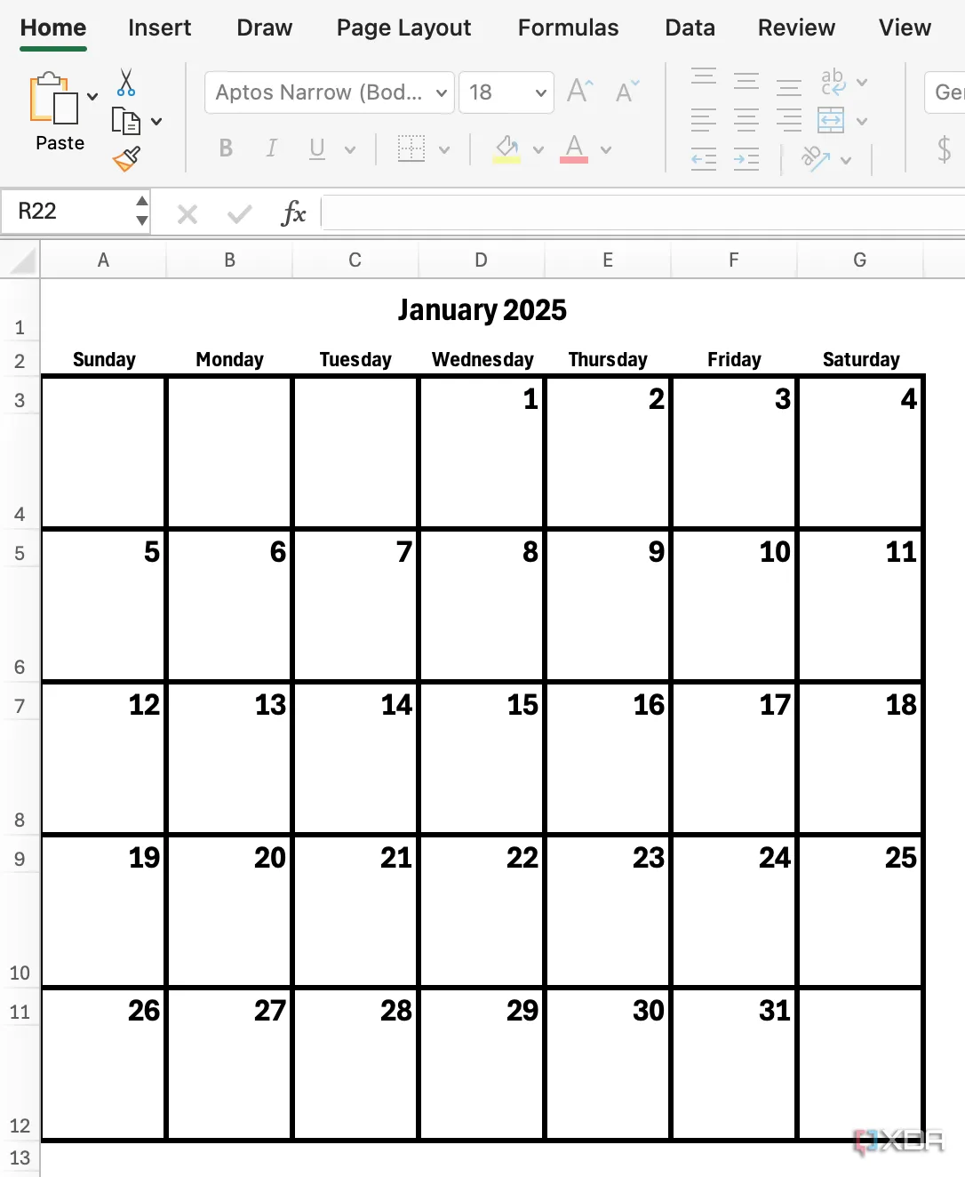 I Used Excel To Print My Own Family And Personal Calendars And So Can You