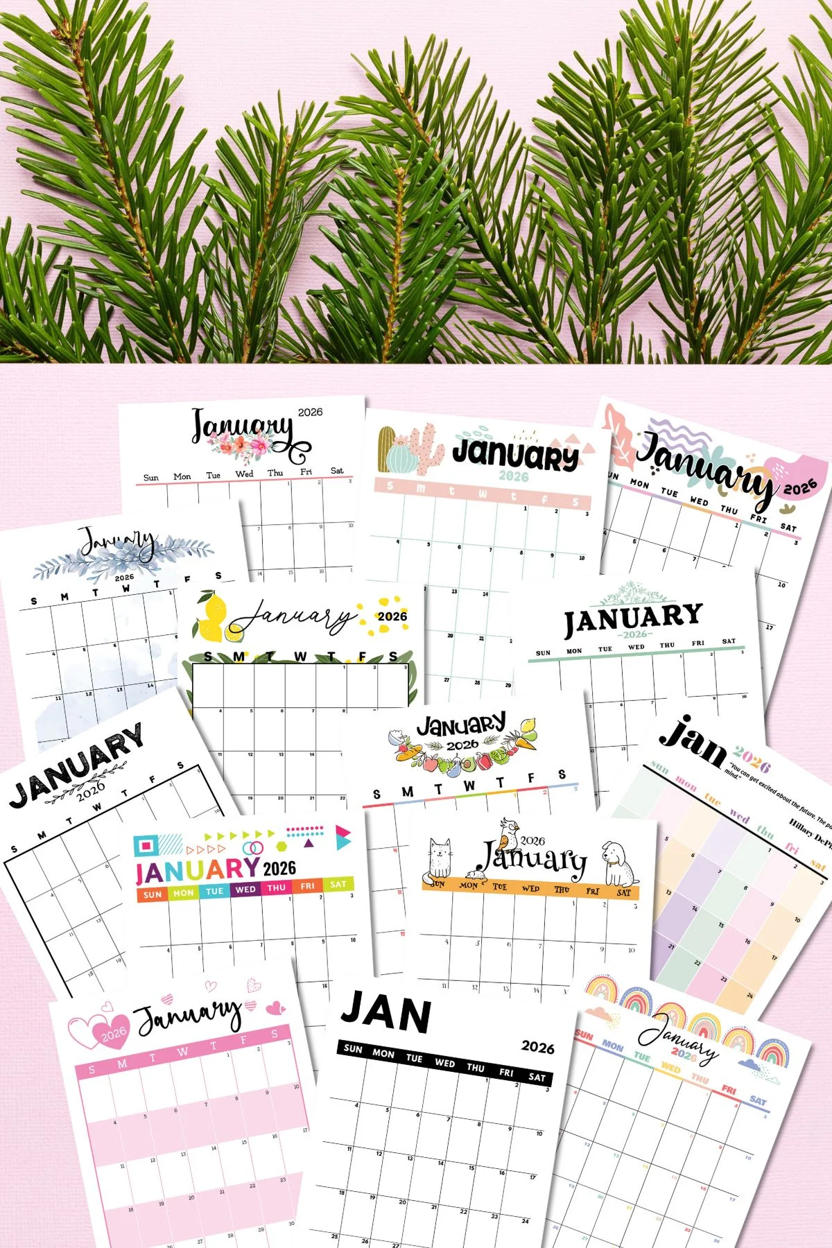 Printable January 2026 Calendar Pdf