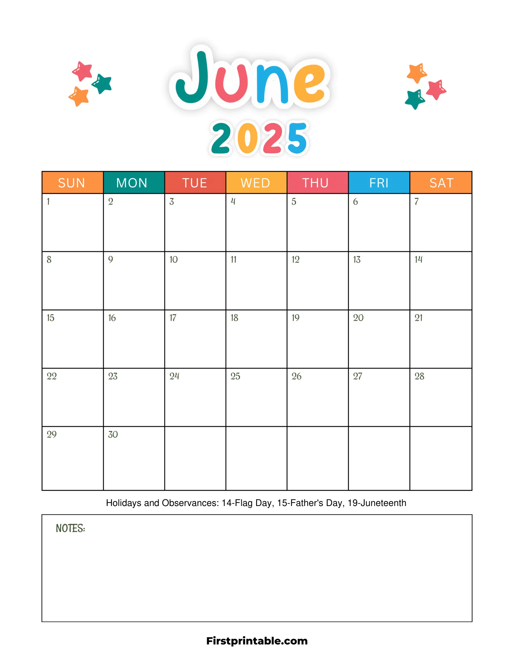 Free Printable Calendar Kids Free Printable Calendar Kids