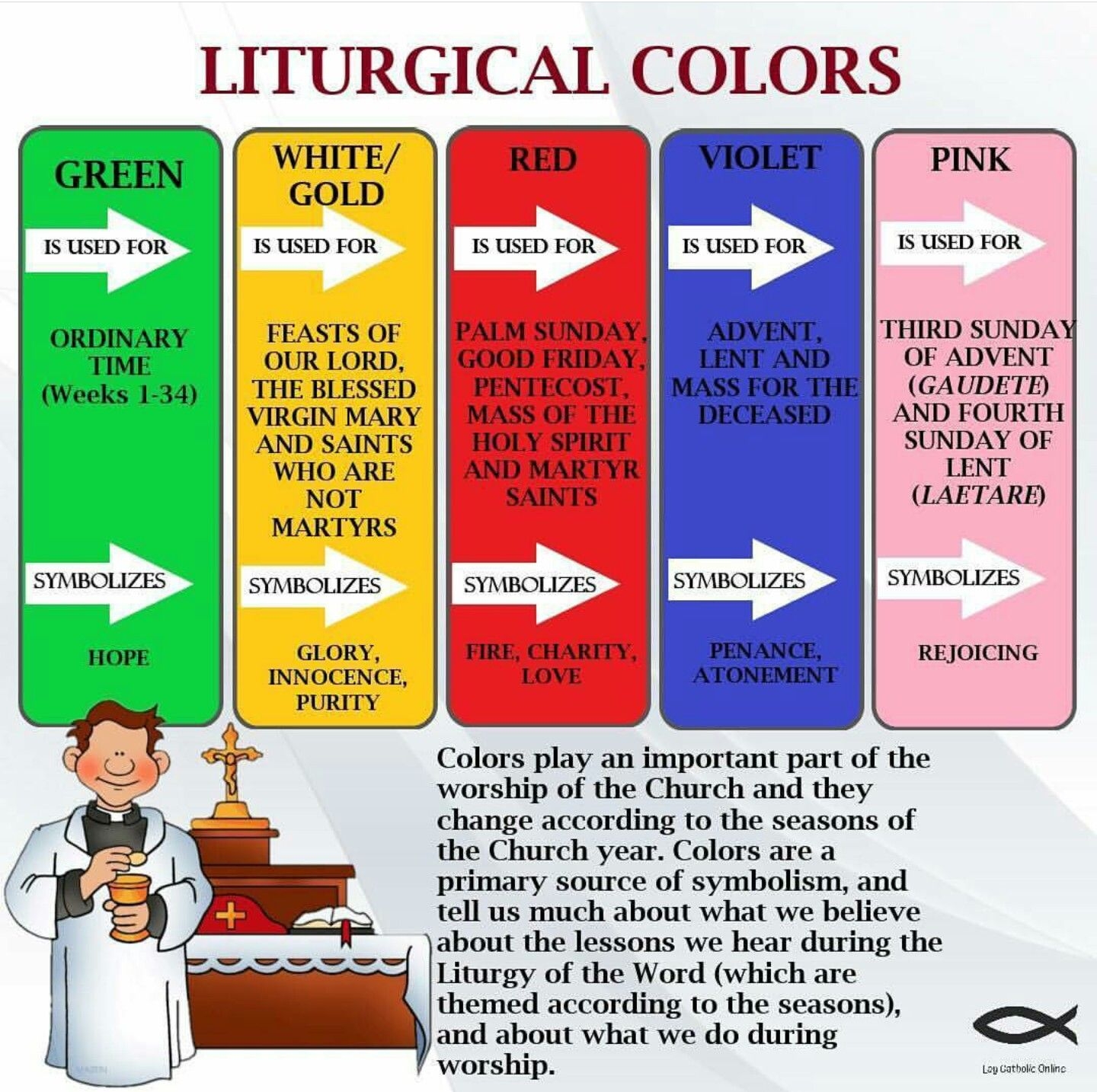 Printable Episcopal Liturgical Calendar With Colors