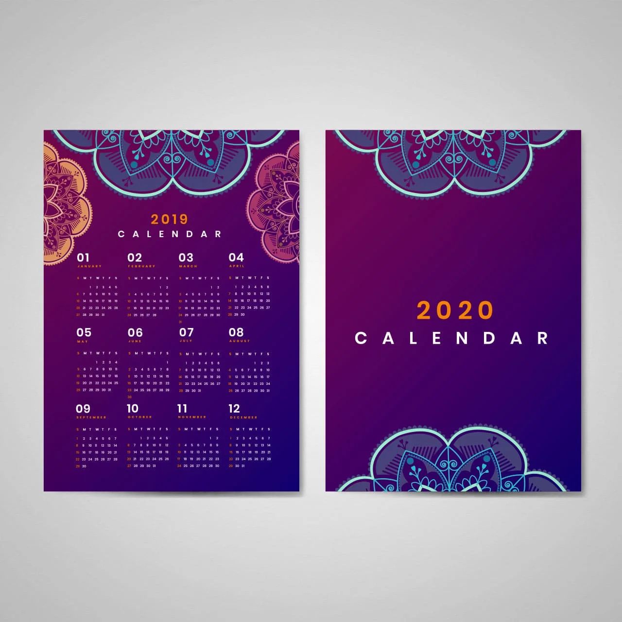 Pocket Calendar Printable