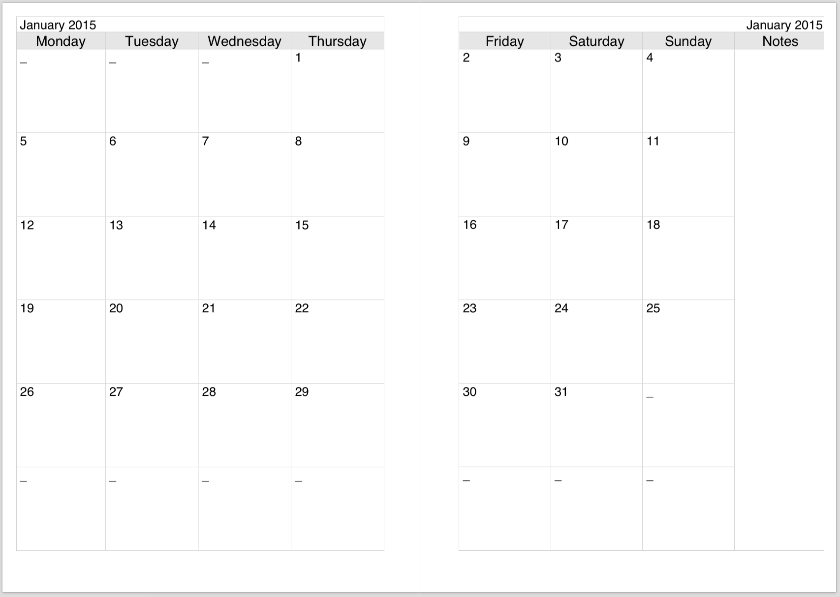 Philofaxy A6 Diary Inserts For You To Print And Use