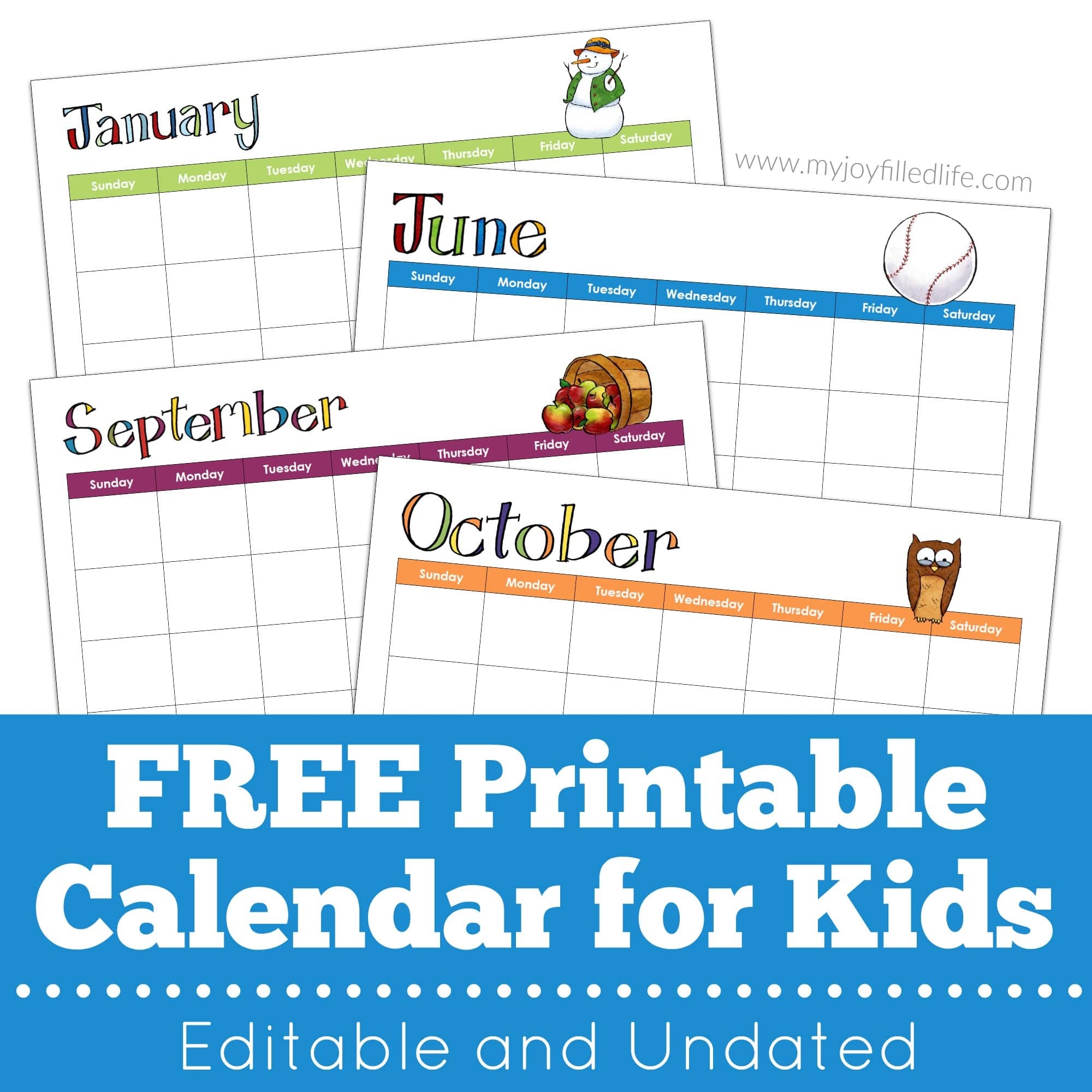 Online Fill In Printable Calendar