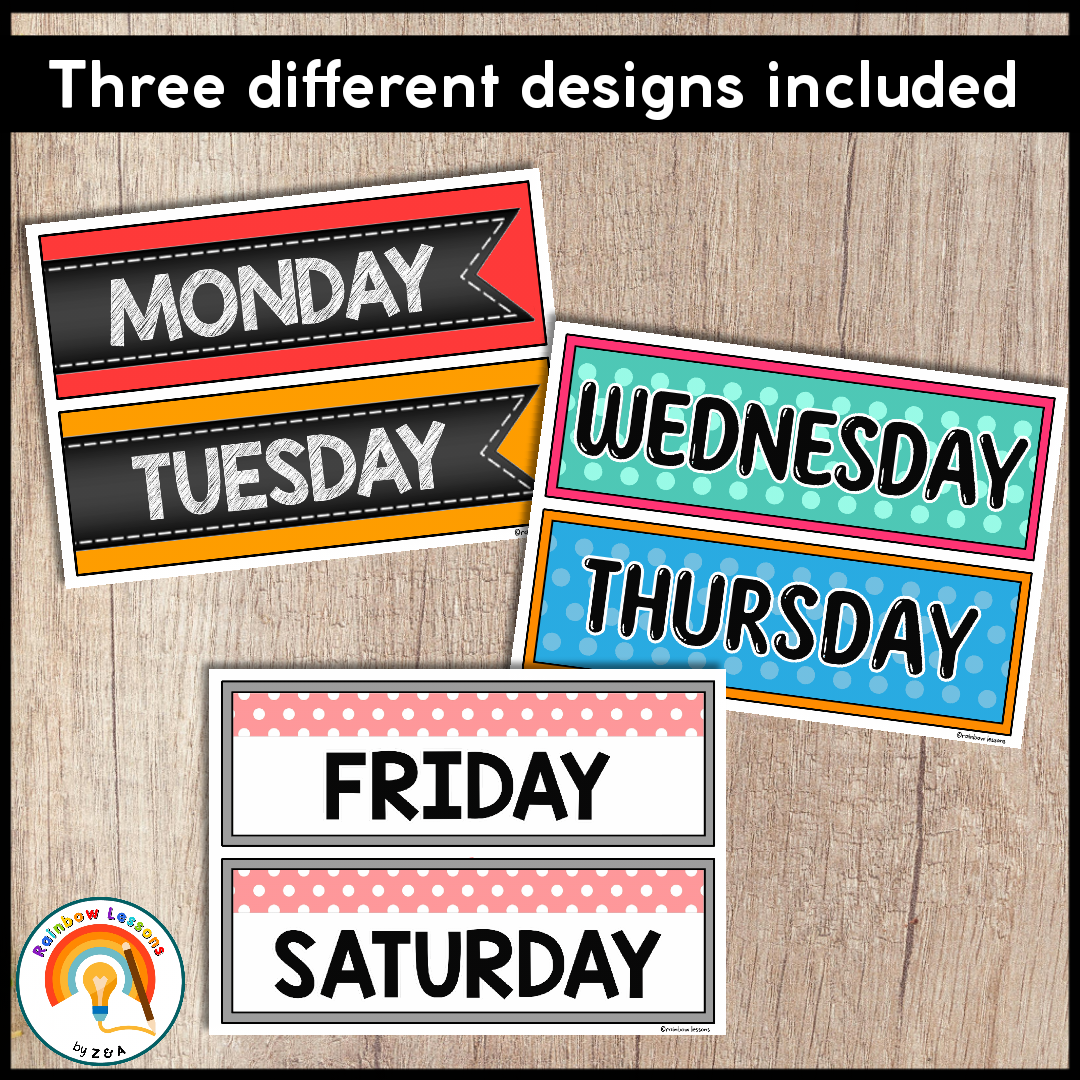 Printable Calendar Days Of The Week