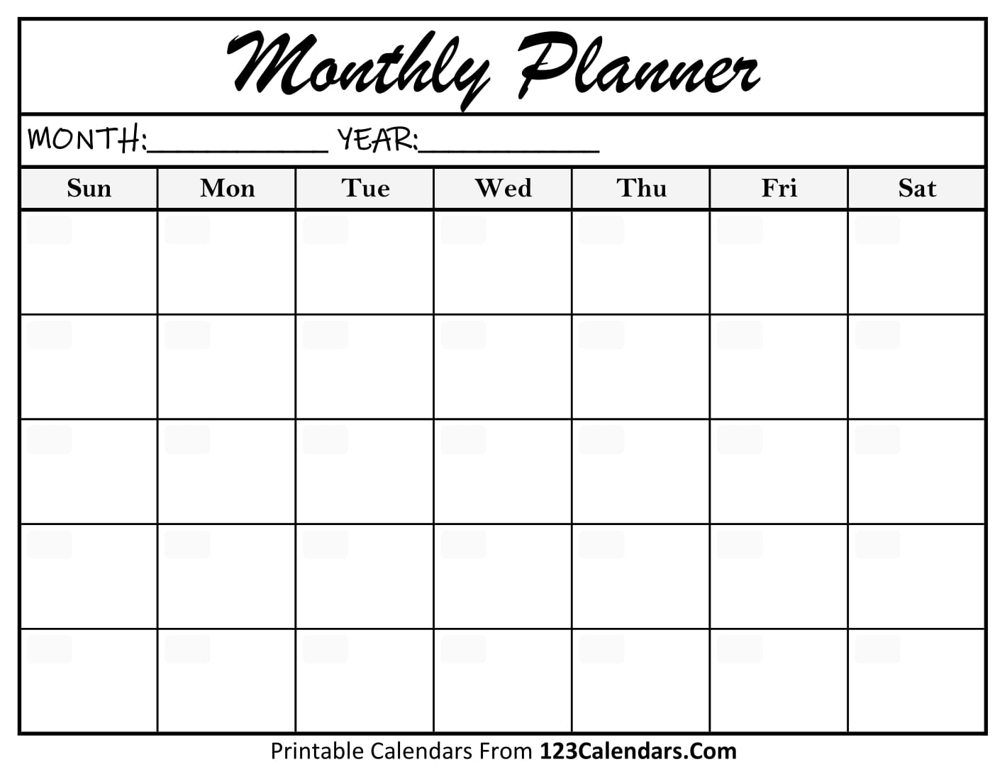 Calendar Printable By Month Calendar Printable By Month