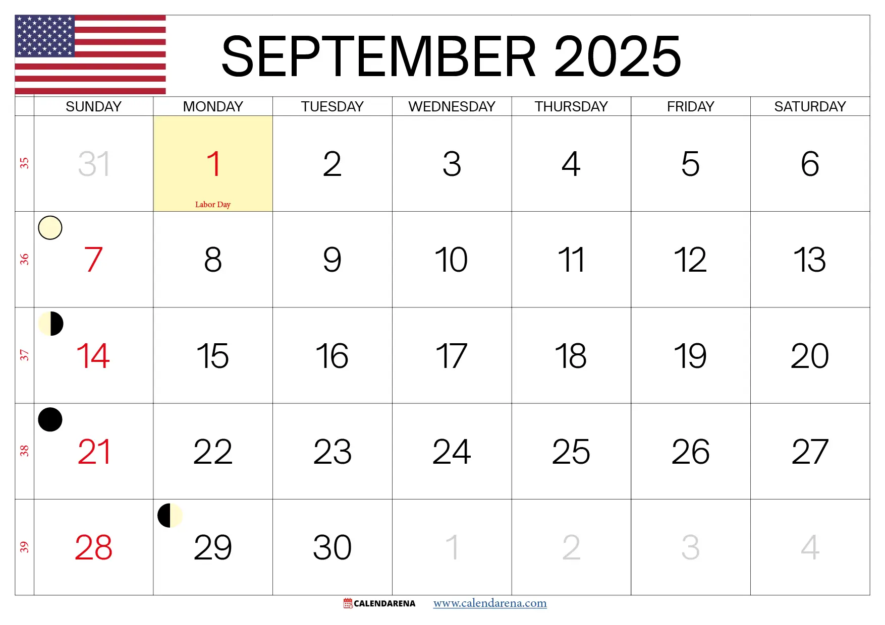 September 2025 Calendar With Holidays September 2025 Calendar With Holidays