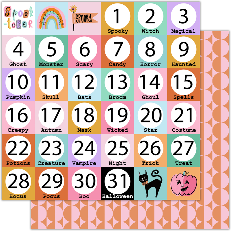 Spooktober Everyday Magic Counting Down The Spooky Days 12 X 12 Double Sided Paper Andrea Bethke Spooktober Everyday Magic Counting Down The Spooky Days 12 X 12 Double Sided Paper Andrea Bethke