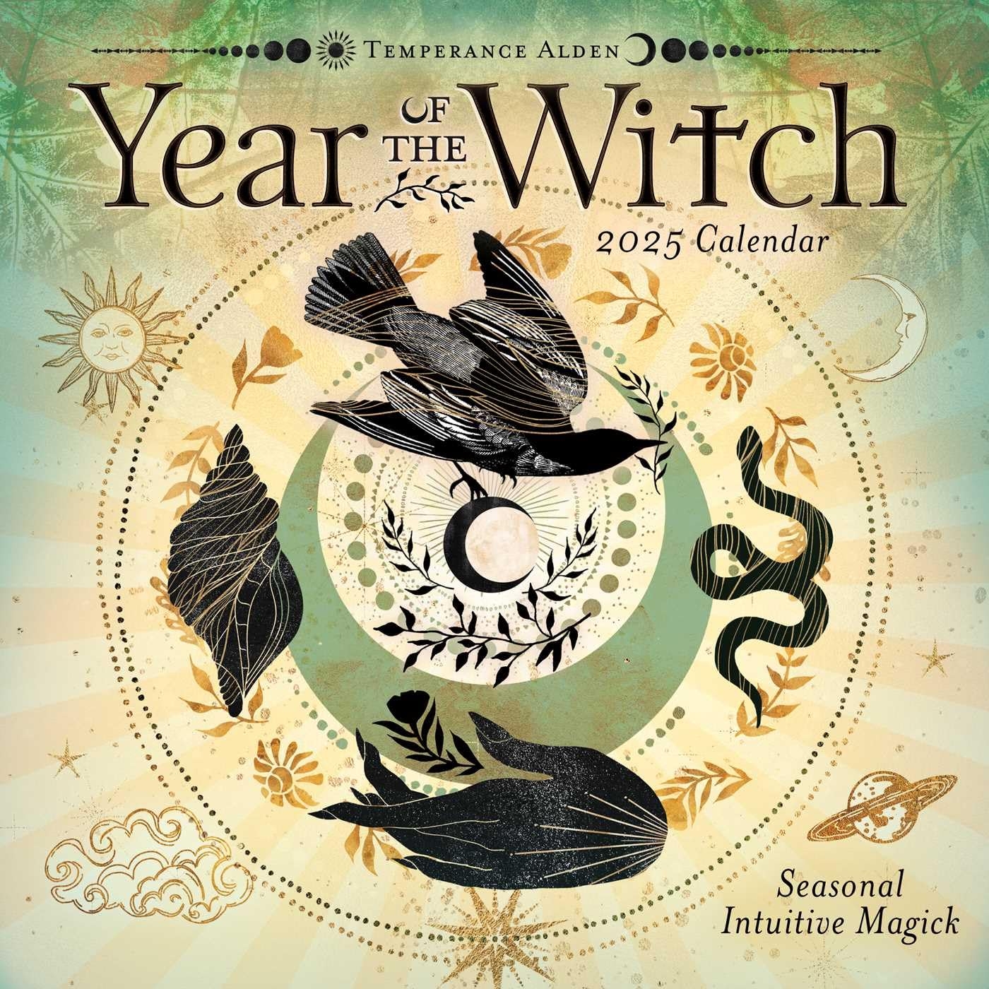 Year Of The Witch 2025 Wall Calendar Seasonal Intuitive Magick Alden Temperance 9781524891244 Amazon Books